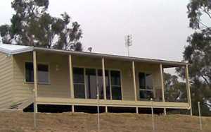 The back verandah