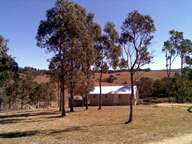 Approaching the cottage at Mistral Hill