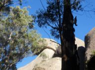 Rock formations at Mistral Hill