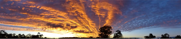 Sunset at Mistral Hill Tenterfield